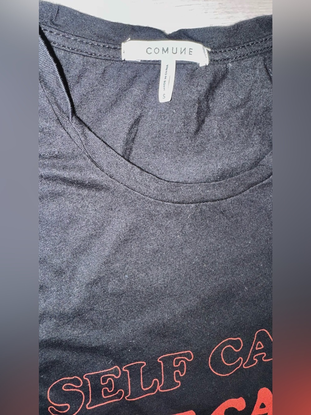 Self Care - Women's Black Graphic Tank Top - size Small - Picture 5 of 11